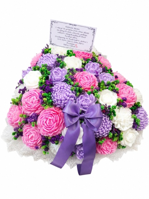 XXL Flower Box w Kształcie Serca – Pachnąca Kompozycja Kwiatowa