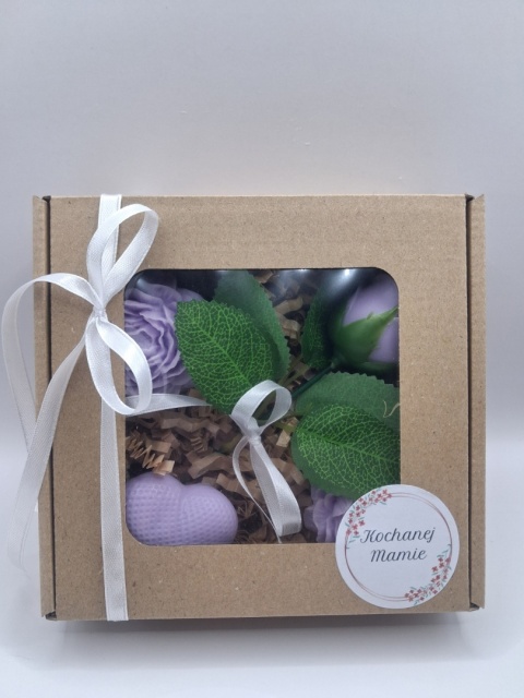 Box Prezentowy Handmade – Kwiaty i Serce | Zestaw Upominkowy