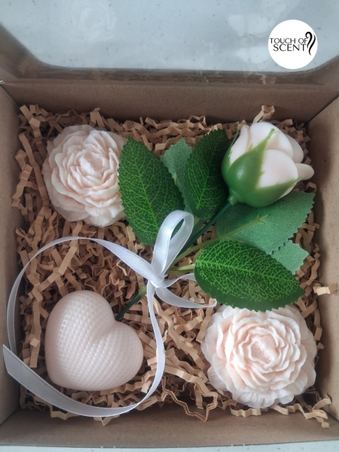 Box Prezentowy Handmade – Kwiaty i Serce | Zestaw Upominkowy