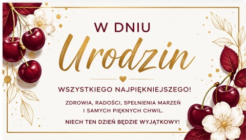 Flower Box na Urodziny dla Kobiety – Elegancki Bukiet Białych Róż w Pudełku Cherry ze Złotymi Dodatkami